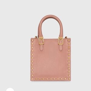 Rebecca Minkoff Blush Tote with Gold Studs